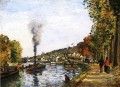 マルリーのセーヌ川 1871年 カミーユ・ピサロ